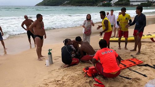 Турист из Китая утонул на пляже Най-Харн.