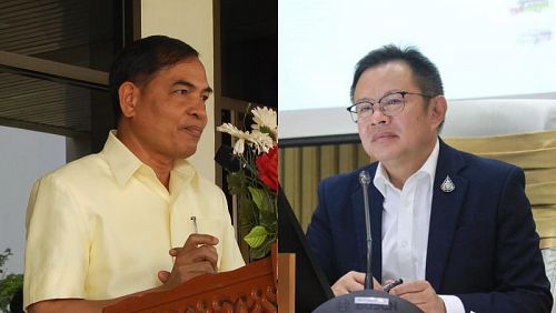 Пхичет Панапхонг (слева) и Тханьяват Чанпинит (справа) поменяются провинциями. Фото: National News Bureau of Thailand и Phuket PR Dept