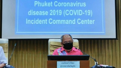 Число случаев COVID-19 на Пхукете выросло до 13, объявил 22 марта губернатор острова. Фото: Phuket PR Department