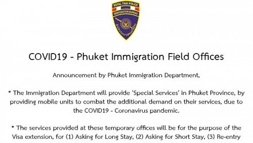 На Пхукете начали работать мобильные офисы Иммиграционного бюро. Фото: Phuket Immigration / Facebook