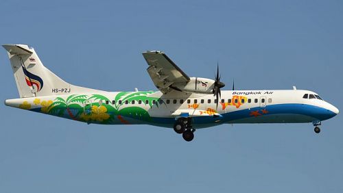 Рейсы на Самуи выполняются самолетом ATR72-600. Фото: Anna Zvereva