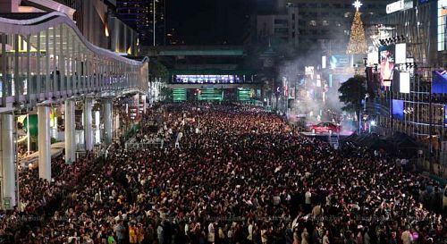 Встреча Нового года в Бангкоке. Фото: Bangkok Post