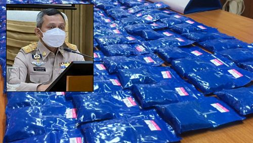 Полиция Пхукета регулярно изымает товарные партии метамфетамина в таблетках. Не такие большие, как на севере страны, но и явно не для личного пользования. Фото: PR Phuket