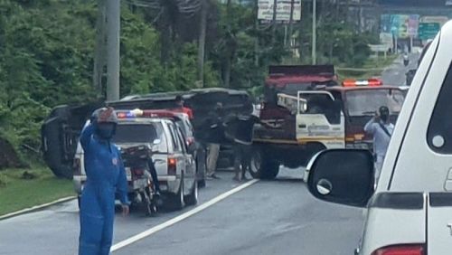 ДТП на Bypass Rd. на Пхукете 8 июня. С начала года от коронавируса на Пхукете умерли 119 человек, в результате дорожных аварий - 42. Фото: Phuket Info Center