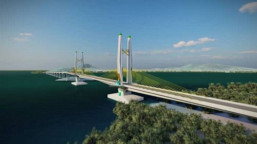 Мост до Ланты, как отметил глава Минтранса, станет новой достопримечательностью страны. При этом мост через озеро Сонгкхла будет и длиннее, и дороже. Изображение: NNT