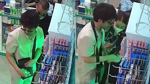 Иностранец решил украсть в магазине марихуану прямо перед камерой видеонаблюдения. Фото: Phuket Info Center