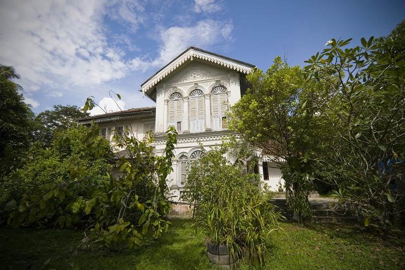 Особняк, построенный в 1903 году, – прекрасный образец китайско-колониального стиля архитектуры.