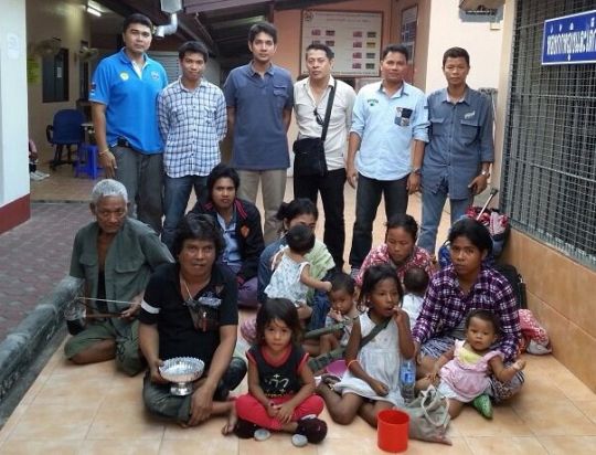 Арестована группа камбоджийских попрошаек