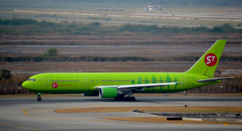 Авиакомпания S7 запустила прямой рейс Владивосток-Бангкок
