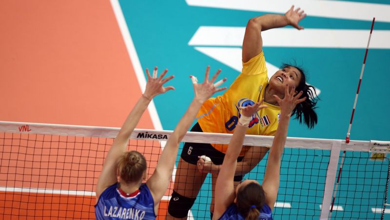 Сборная Таиланда по волейболу обыграла команду России