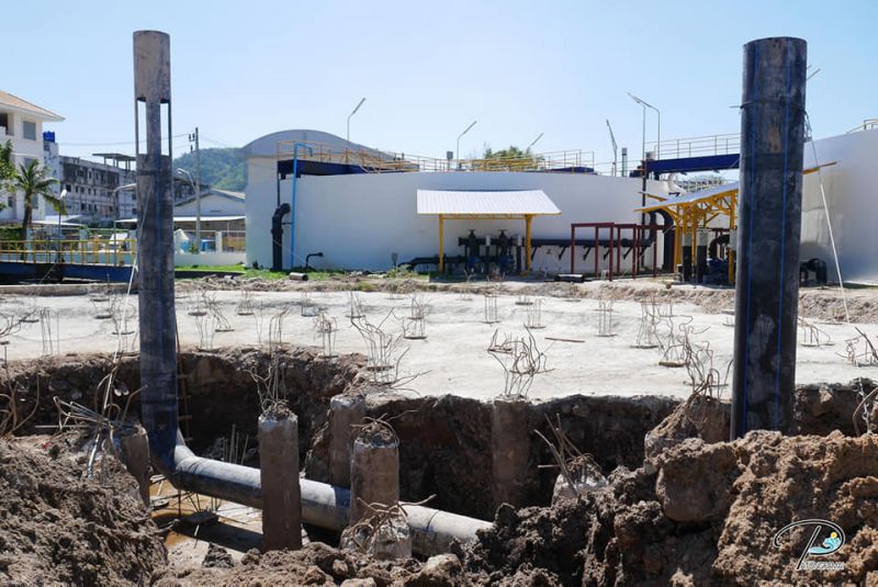 Расширение водоочистного комплекса в Патонге идет быстрее плана. Фото: Муниципалитет Патонга