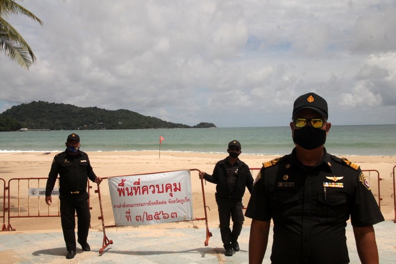 Открытие пляжа Патонг. Фото: Patong Police