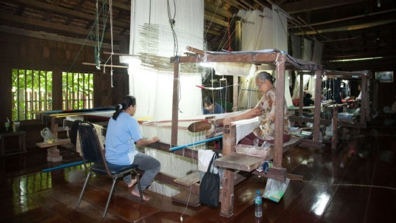 Тайские ткани ручной работы