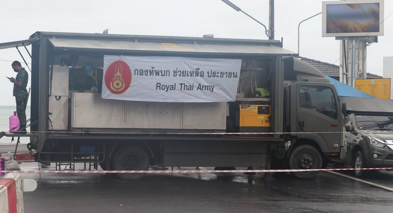 Военная полевая кухня прибыла в Раваи. Фото: PR Phuket