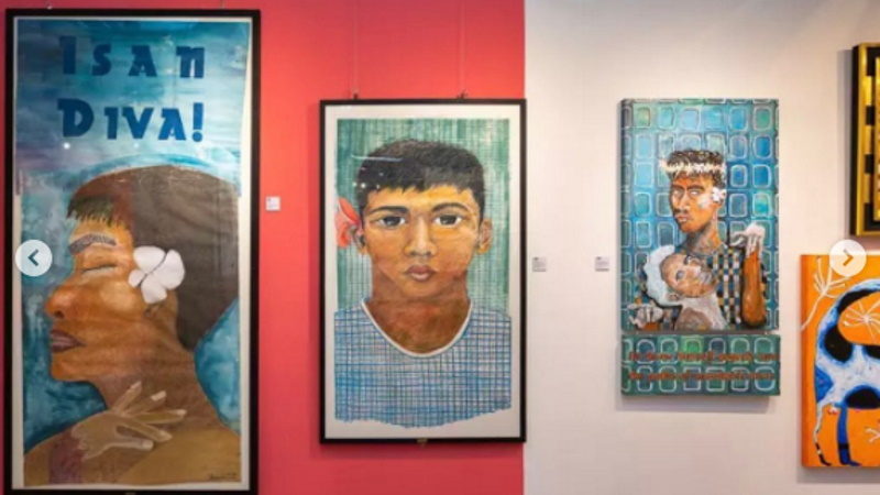 Выставка картин Билла Бенсли в Бангкоке