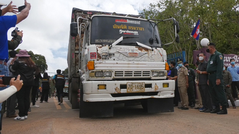 На границе с Камбоджей открыли переход Чонг-Чом