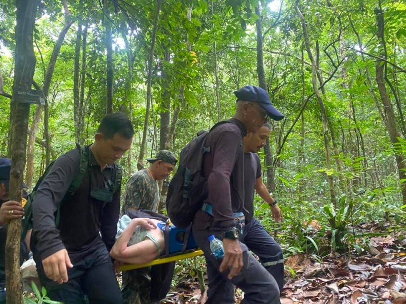 Пропавшую 9 мая Барбару Ланге нашли 16 мая у небольшого водоема в джунглях. Фото: PR Phuket