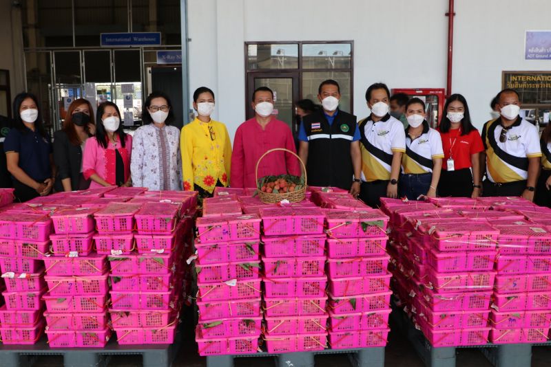 Фермеры Пхайао прислали жителям Пхукета больше двух тонн свежих личи. Поставка организована в рамках спецпроекта властей двух провинций. Фото: PR Phuket