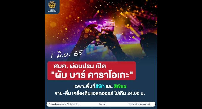 Запрет на работу баров и пабов отменяется с 1 июня. Изображение: Phuket Info Center