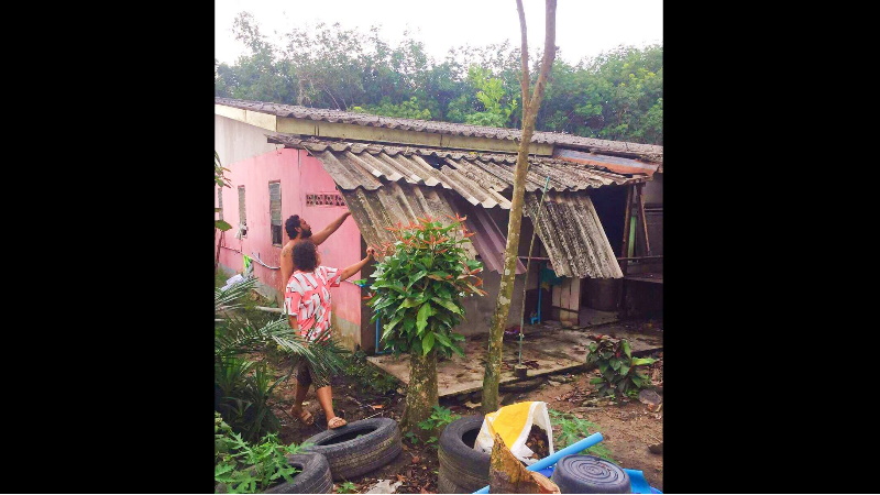 Ущерб от удара стихии в Чернг-Талей. Фото: Муниципалитет Чернг-Талей