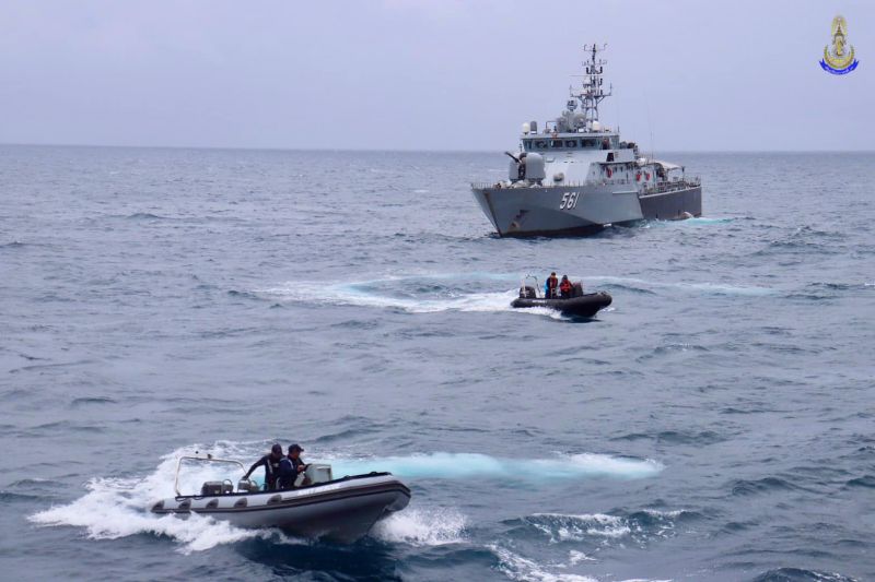 Учения SEACAT в Андаманском море 22 августа. Фото: RTN 3rd NAC