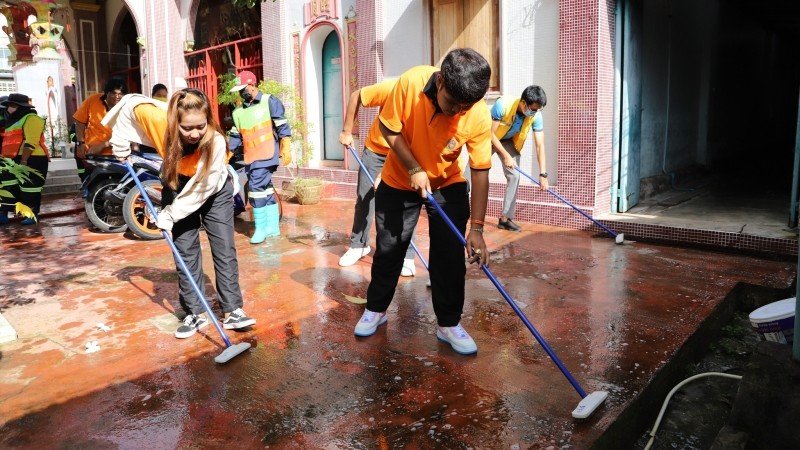 В китайских храмах началась генеральная уборка. Фото: PR Phuket