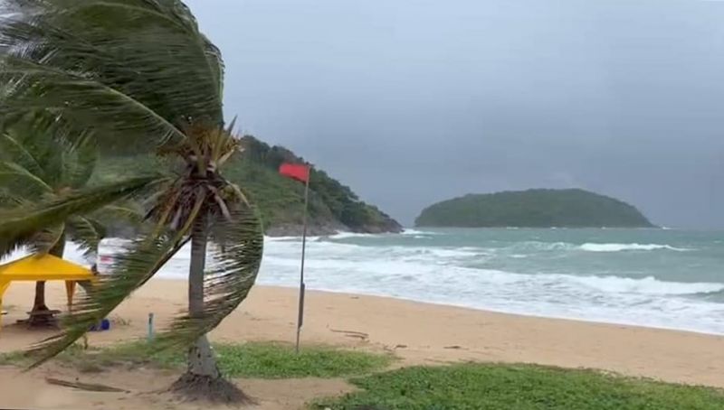 Метеорологическое предупреждение объявлено в связи с тайфуном Нору