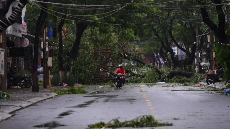 Последствия тайфуна во Вьетнаме. Фото: AFP