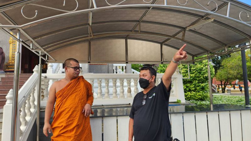 Дело о краже пожертвований из храма Wat Thai раскрыли за час c небольшим, благодаря камерам CCTV. Фото: Иккапоп Тхонгтуб