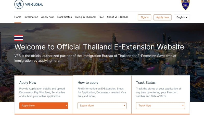 Таиланд запустил сервис онлайн-продления разрешений на пребывание в стране