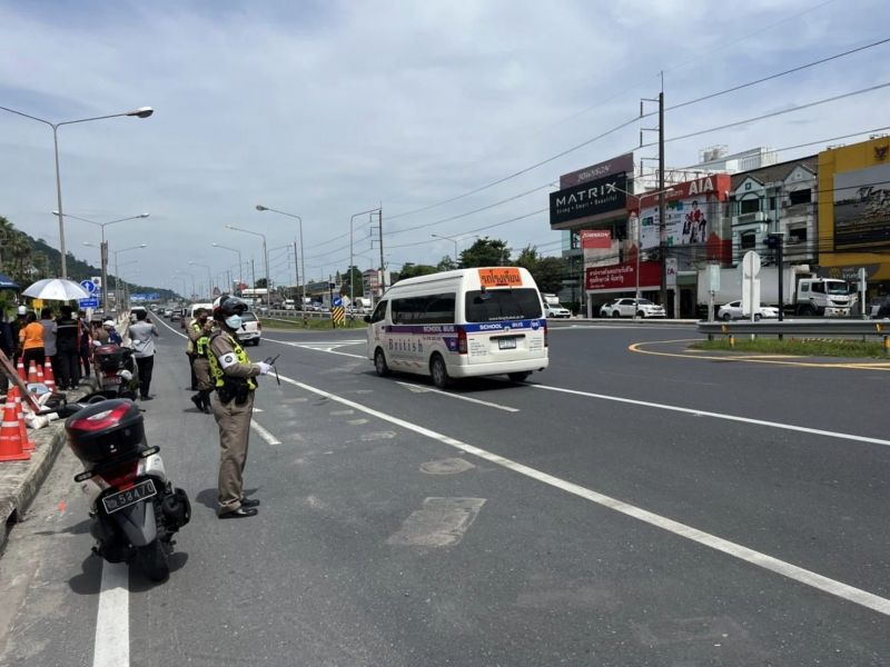 Движение по Bypass Rd. было возобновлено в нормальном режиме 9 ноября. Фото: PR Phuket