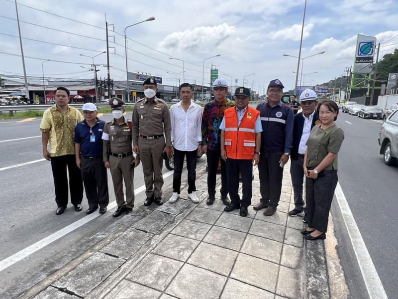Движение по Bypass Rd. было возобновлено в нормальном режиме 9 ноября. Фото: PR Phuket