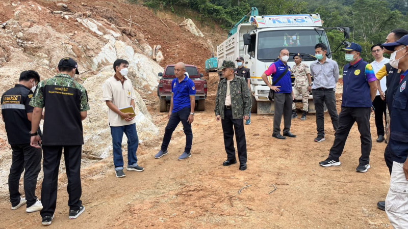 Операция в холмах тамбона Чернг-Талей 11 ноября. Фото: PR Phuket