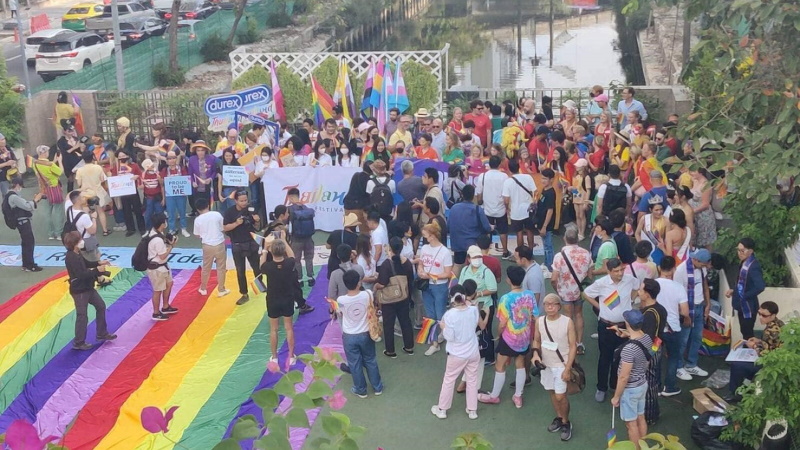 Ноябрьский прайд-фестиваль в Бангкоке. Фото: Thailand Pride Festival и APCOM Foundation