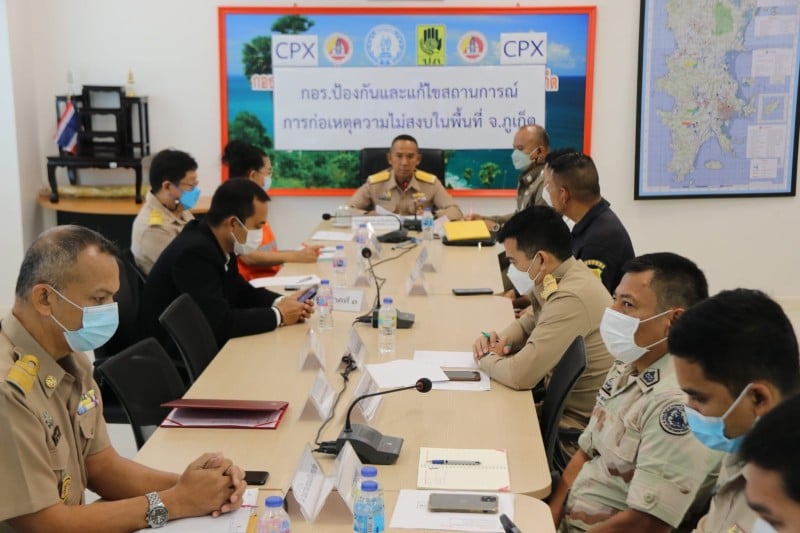 Совещание по вопросам безопасности 26 декабря на Пхукете. Фото: PR Phuket