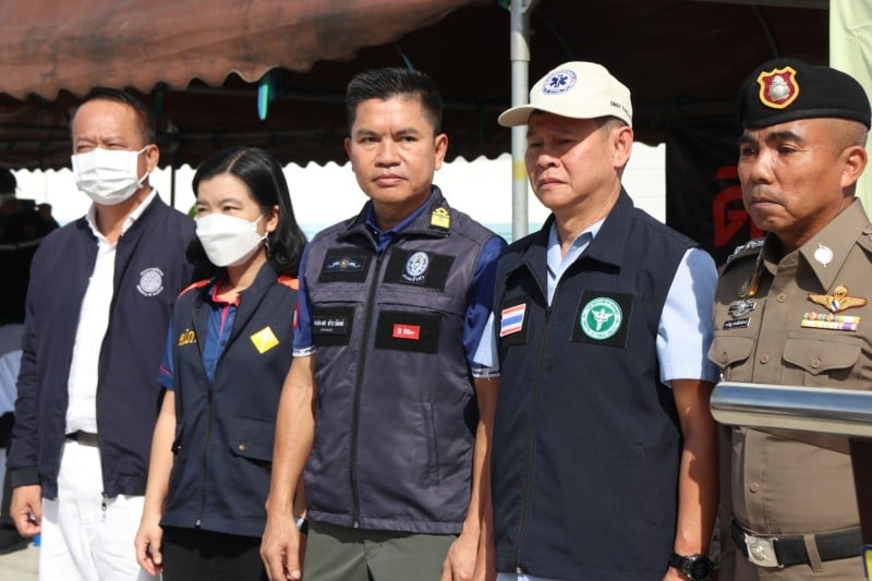 Церемония запуска кампании «Семь дней опасности» на Пхукете 27 декабря. Фото: PR Phuket