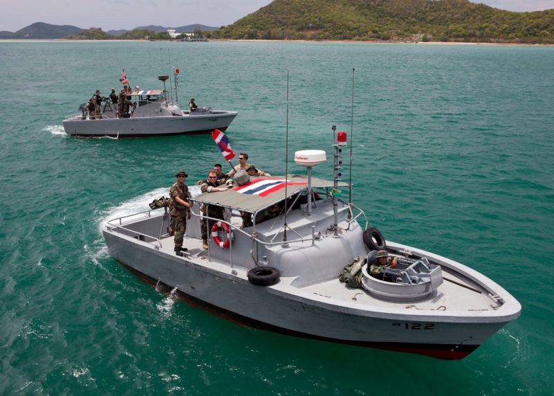 Патрульные лодки Riverine ВМФ Таиланда. Фото: Matt Cullen / U.S. Navy