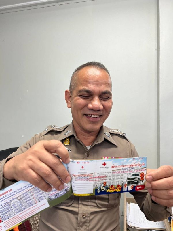 Победитель лотереи 2022-2023. Фото: Thalang Police