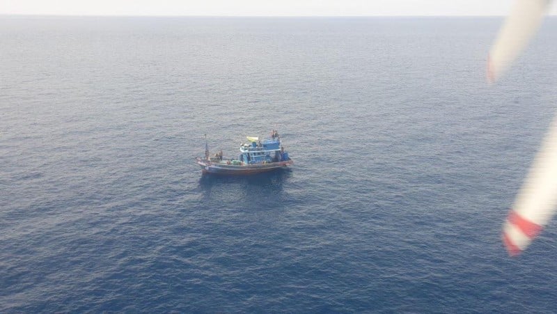 Пропавшее рыболовецкое судно нашли в Андаманском море. Фото: 3rd NAC