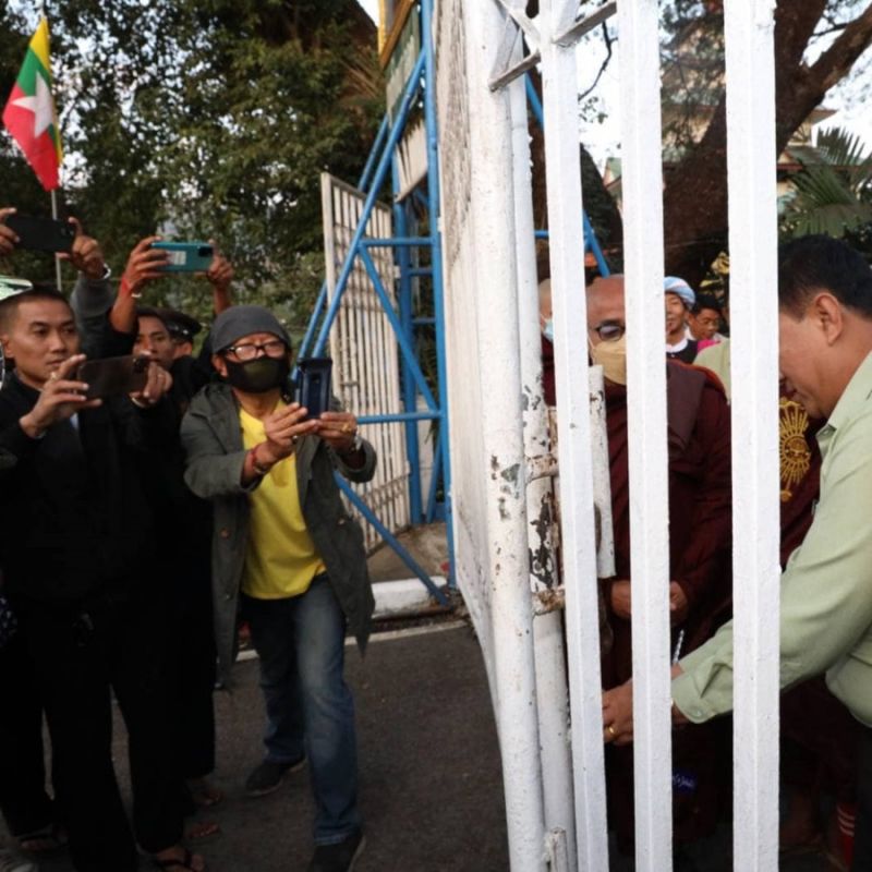 Открытие погранперехода на границе с Мьянмой. Фото: PR Chiang Rai