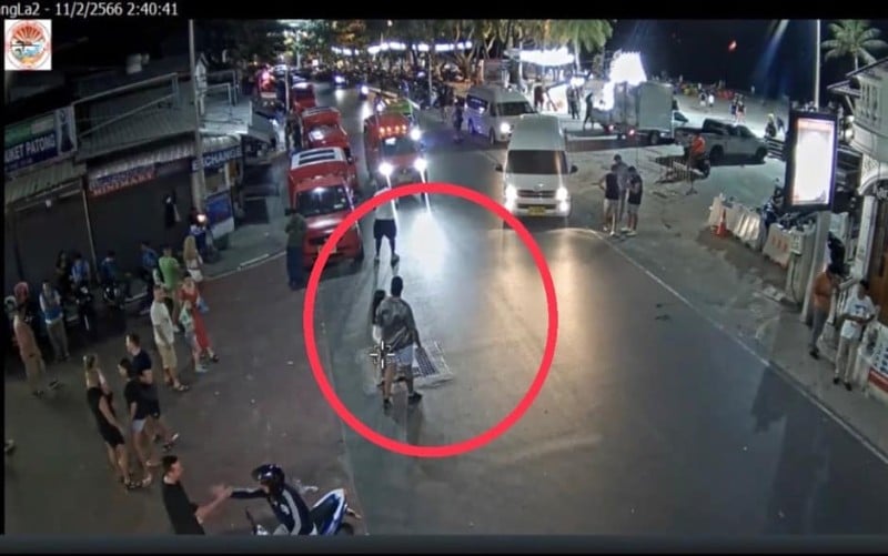 Все перемещения пострадавшего туриста в ночь избиения зафиксировали камеры CCTV, а сама драка происходила при скоплении людей. Но в заявлении полиции все равно незаполненных лакун больше, чем заполненных. Фото: Patong Police