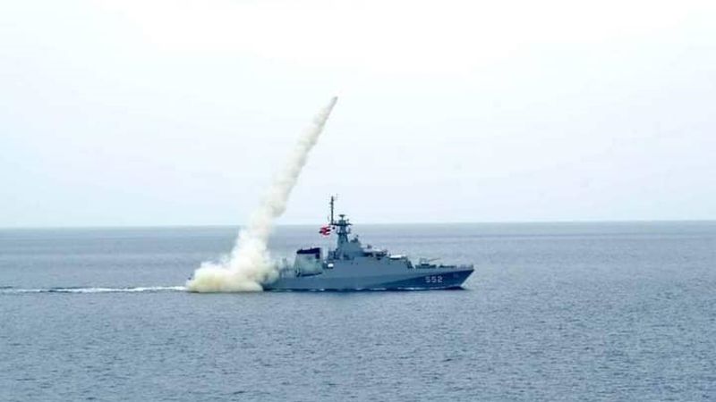 Пуски крылатых ракет в Андаманском море. Фото: 3rd NAC