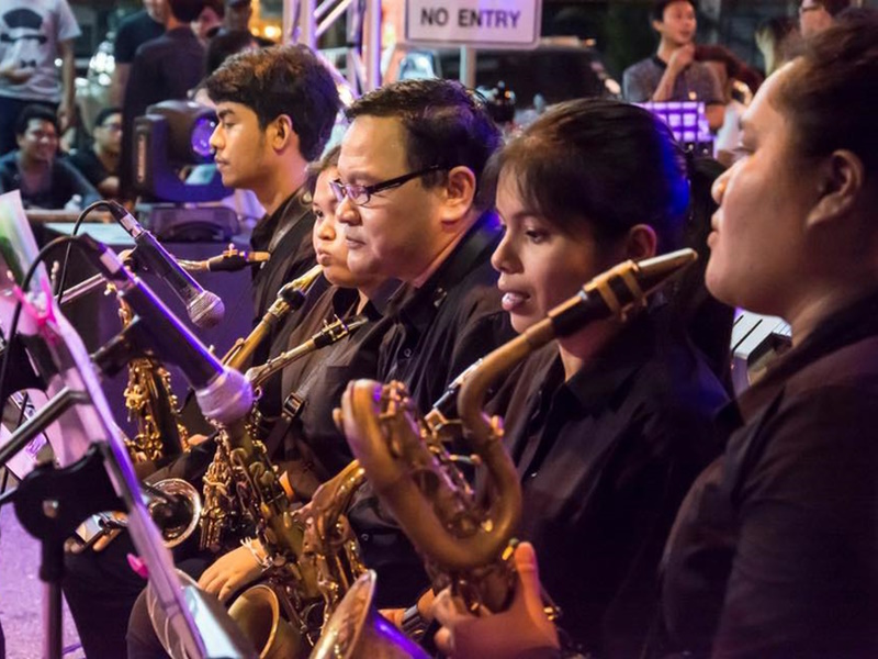 Оркестр Университета Раджабхат на Дне Джаза. Фото: Phuket International Jazz Day