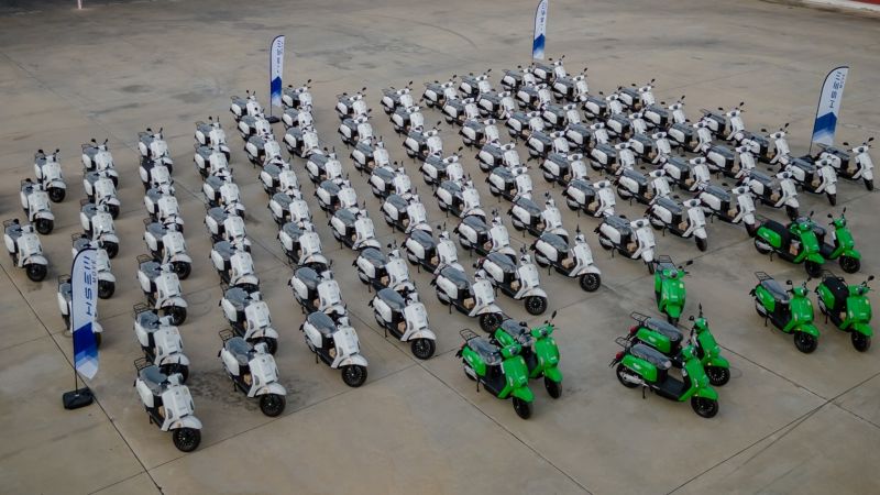 Скутеры H Sem Mobila в варианте для Grab. Фото:  H SEM Motors