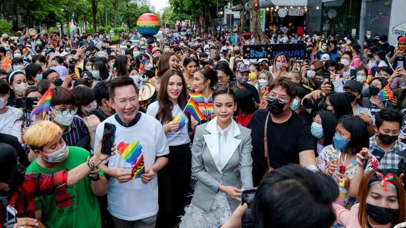 Участницы Miss Grand Thailand на Bangkok Pride 2022. Фото: Miss Grand Thailand