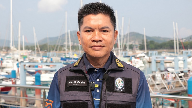 Глава пхукетского офиса Морского департамента Натчапонг Пранит. Фото: PR Phuket