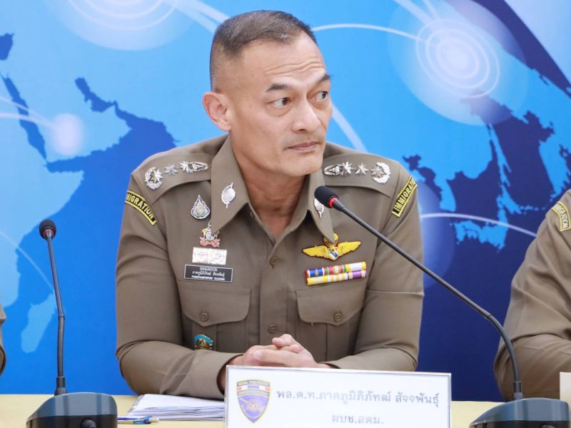 Глава Иммиграционного бюро Королевской полиции Таиланда генерал Пакпхумпипат Сатджапан. Фото: Immigration Bureau