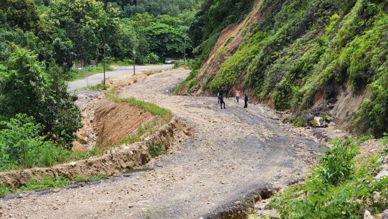 Дорога Чалон-Патонг по состоянию на 15 сентября 2023 года. Фото: Chalermpong Saengdee